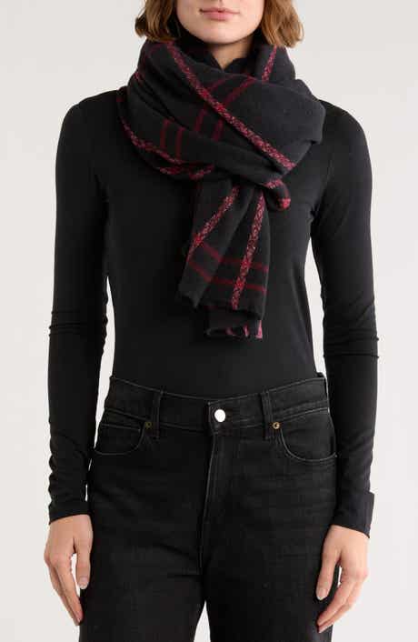 Vince Camuto Geo Pattern Fringe Square Scarf