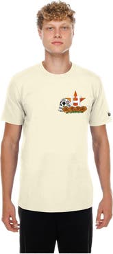 New Era Men's New Era Natural Houston Astros Dia de los Muertos Sugar Skull T-Shirt