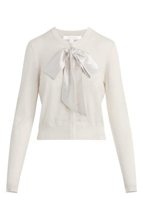 Favorite Daughter The Take A Bow Cardigan In White