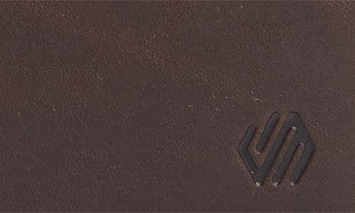 Johnston & Murphy Waxy Leather Billfold Wallet In Brown