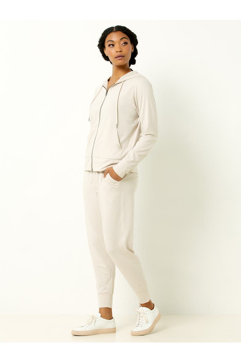 Lightweight Drawstring Jogger, Alternate, color, Heather Oat