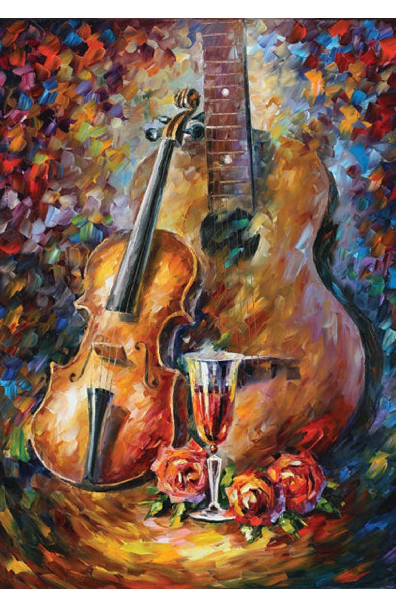 Anatolian Guitar and Violin 500 piece Jigsaw Puzzle for Adults, Alternate, color, Multicolor