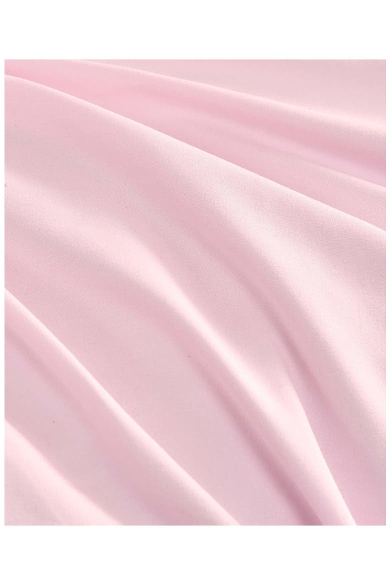 Ribbon Ruched Comforter & Sham Set, Alternate, color, PINK MARSHMALLOW