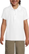 Lands' End School Uniform Girls Short Sleeve Feminine Fit Rapid Dry Polo Shirt