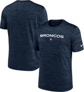 Nike Men's Nike Navy Denver Broncos Velocity Performance T-Shirt