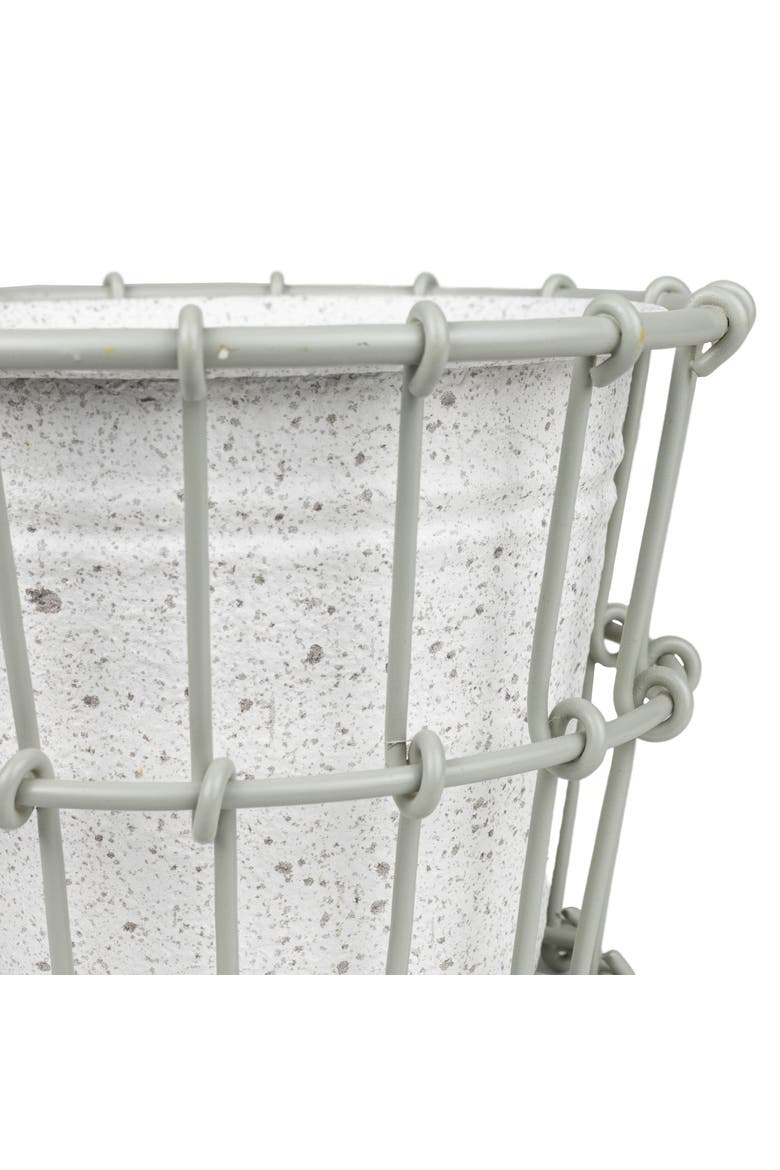 Mini 2-Piece Planter Gray Metal, Alternate, color, Gray