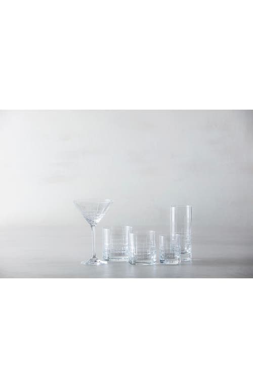 Zwiesel Glass Aberdeen Set Of 6 Martini Glasses In Transparent