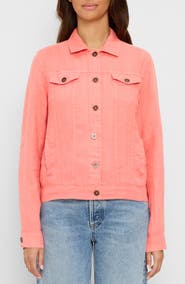 Michael Stars Linen Denim Jacket