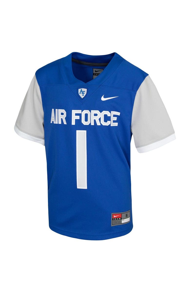 Nike Youth Nike #1 Royal Air Force Falcons Untouchable Football Jersey, Alternate, color, 