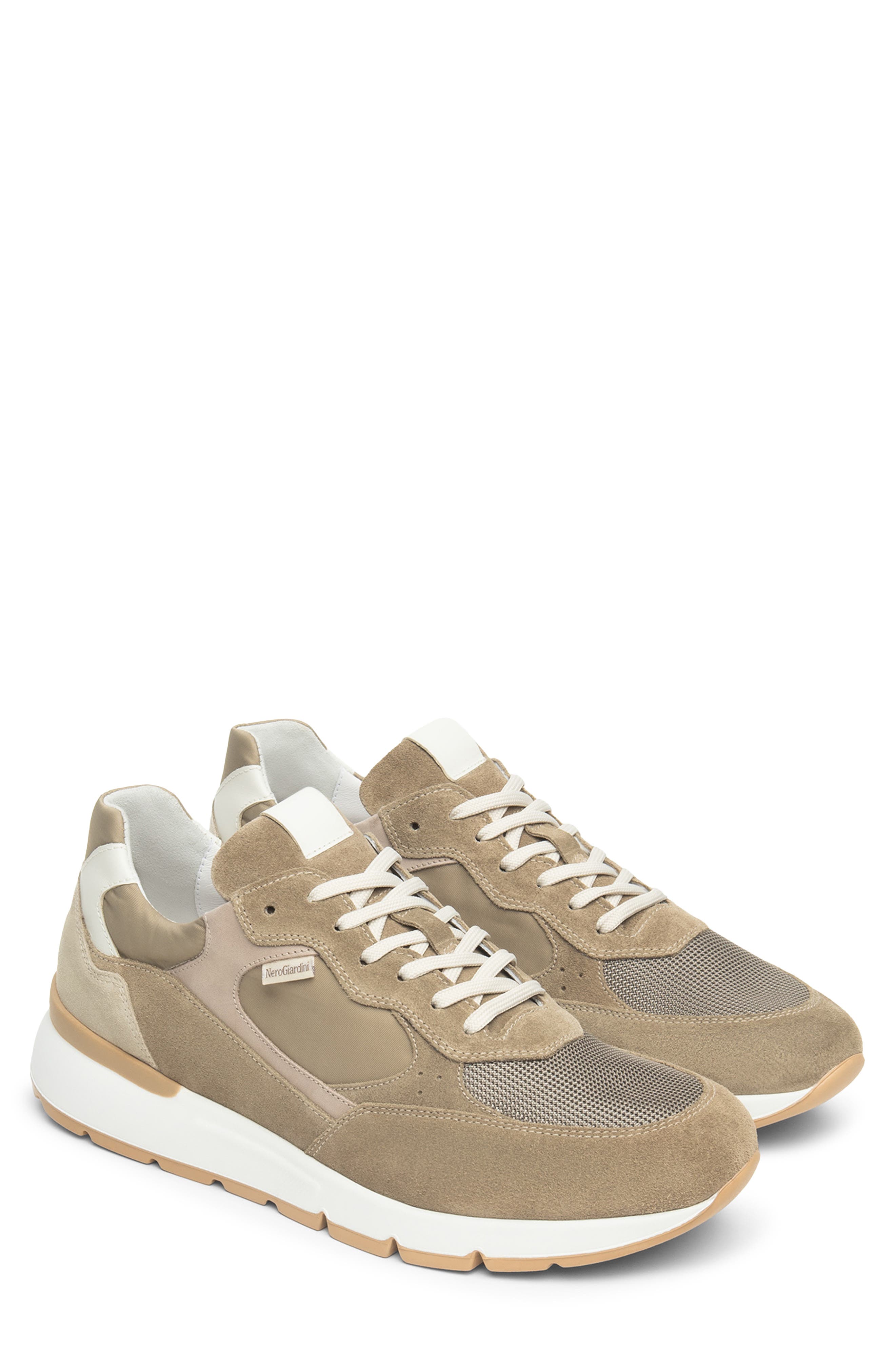 NeroGiardini Low Top Sneaker, Main, color, Taupe