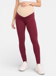 MOTHERHOOD MATERNITY Secret Fit Over the Belly Coated Full Length Legging