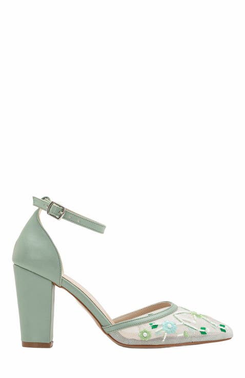 Lorraine Floral Lace High Heels