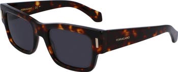 Rivets 53mm Rectangular Sunglasses