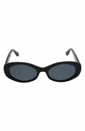 52mm Gradient Oval Sunglasses