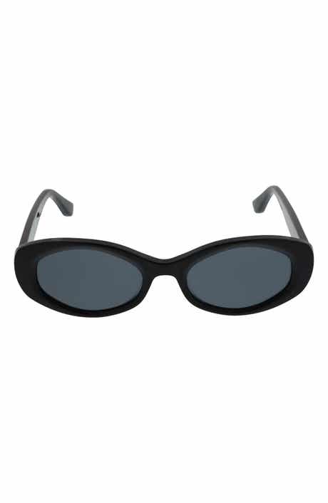 52mm Gradient Oval Sunglasses