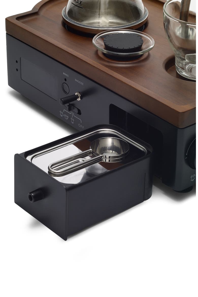 Soda Says x Barisieur Coffee & Tea Alarm Clock, Alternate, color, BLACK