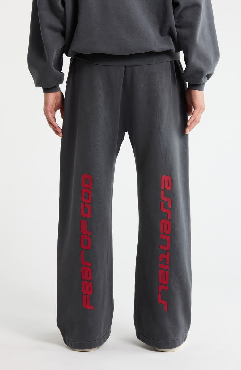 Fear of God Essentials Flare Cotton Sweatpants, Alternate, color, Iron Grey