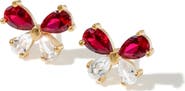 YS GEMS Goldtone Stud Earrings