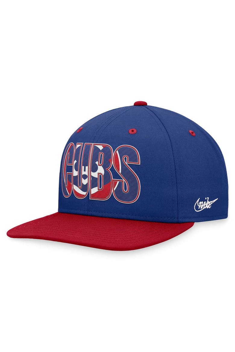 Men's Nike Royal Chicago Cubs Cooperstown Collection Pro Snapback Hat, Alternate, color, Royal