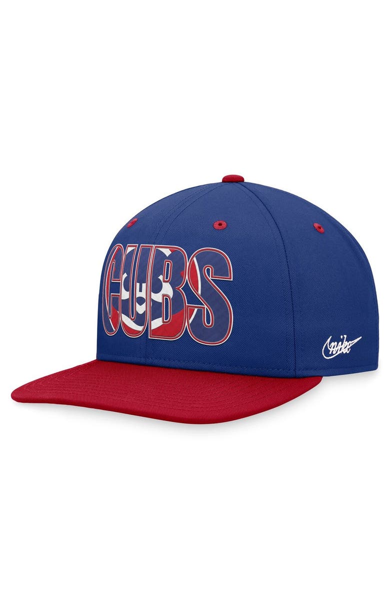 Nike Men's Nike Royal Chicago Cubs Cooperstown Collection Pro Snapback Hat, Alternate, color, Royal