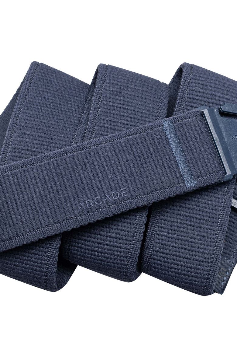 Atlas Slim Belt, Alternate, color, Navy