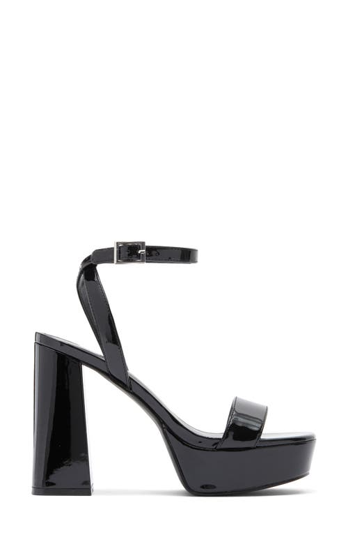 Abound Monica Block Heel Platform Sandal In Black Patent