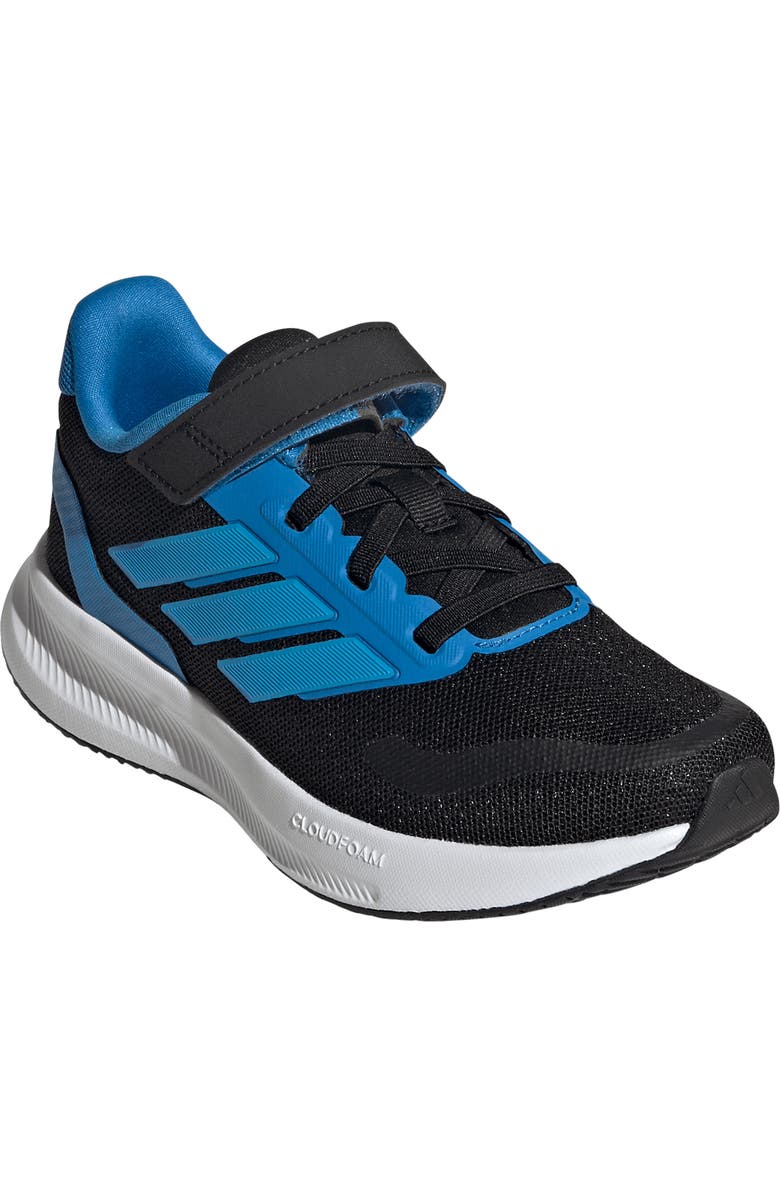 adidas Kids' Runfalcon 5 Sneaker, Main, color, Black/ Aquamarine/ Ray Blue