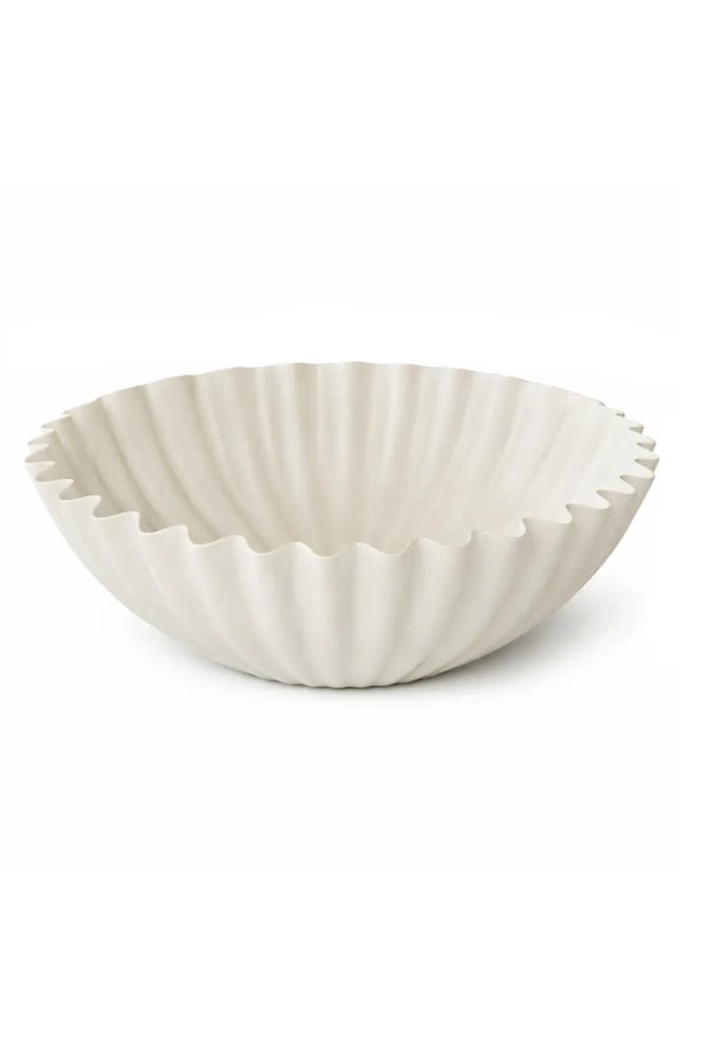 Ribbed Bowl, Main, color, White