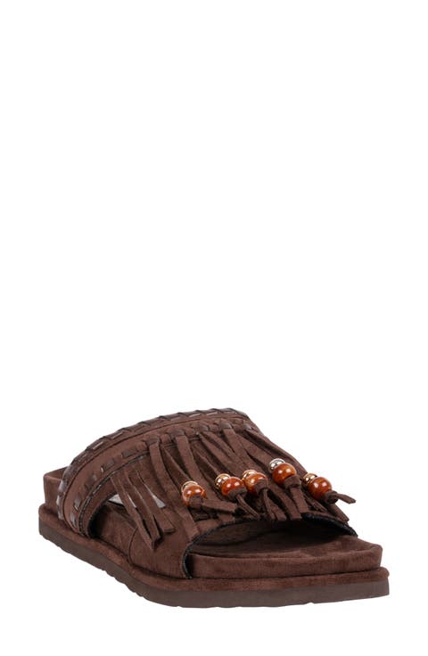 Catori Tassel Slide Sandal