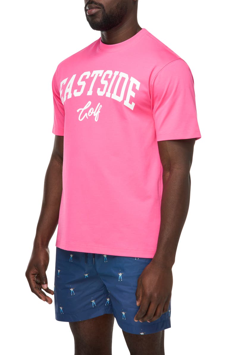Eastside Golf Circle Graphic T-Shirt, Alternate, color, Pink Cosmos