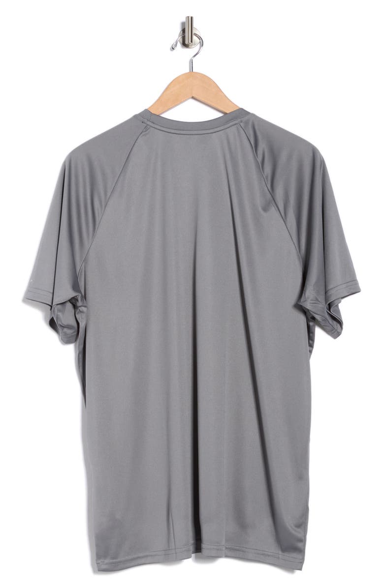 Nike Short Sleeve Hydroguard Swim Shirt, Alternate, color, Cool Grey