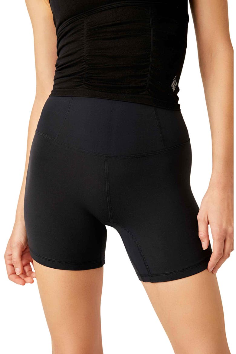 FP Movement Never Better Bike Shorts, Alternate, color, BLACK