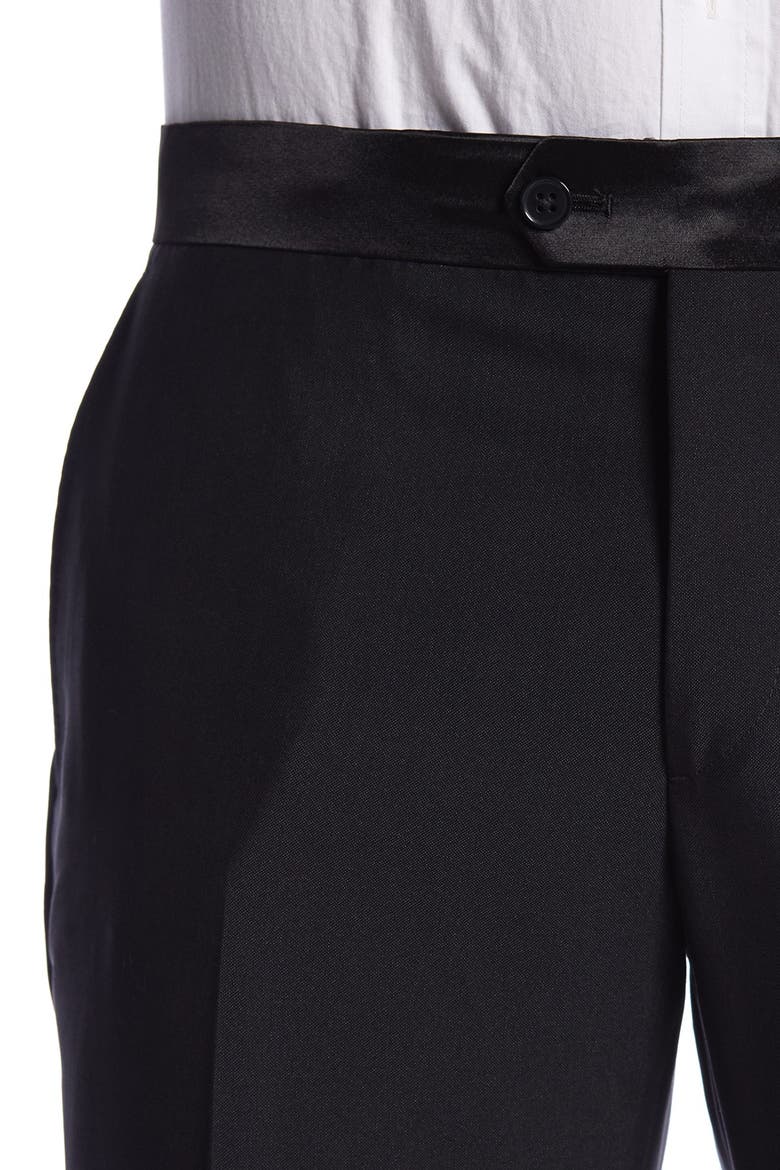 New Heathrow Black Modern Fit Tuxedo Pants - 30-34" Inseam, Alternate, color, BLACK
