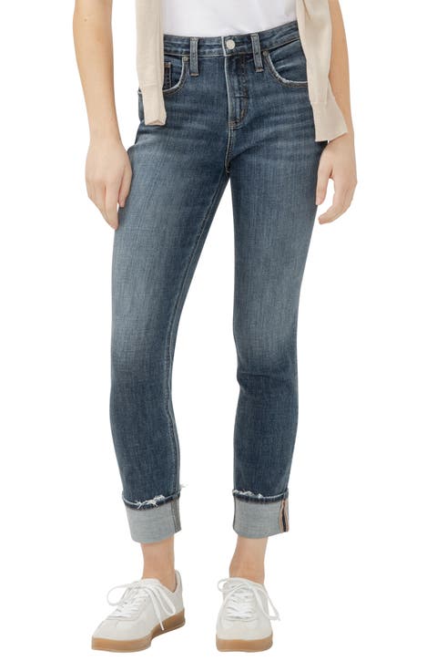 Beau High Waist Slim Boyfriend Jeans (Aria)
