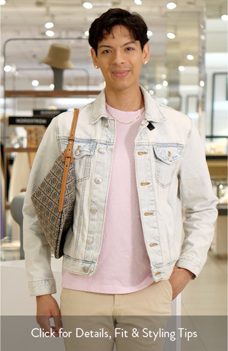 T Monogram Jacquard Balloon Bag, sales video thumbnail