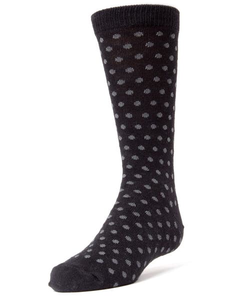 Polka Dot Dress Socks (Big Kid)