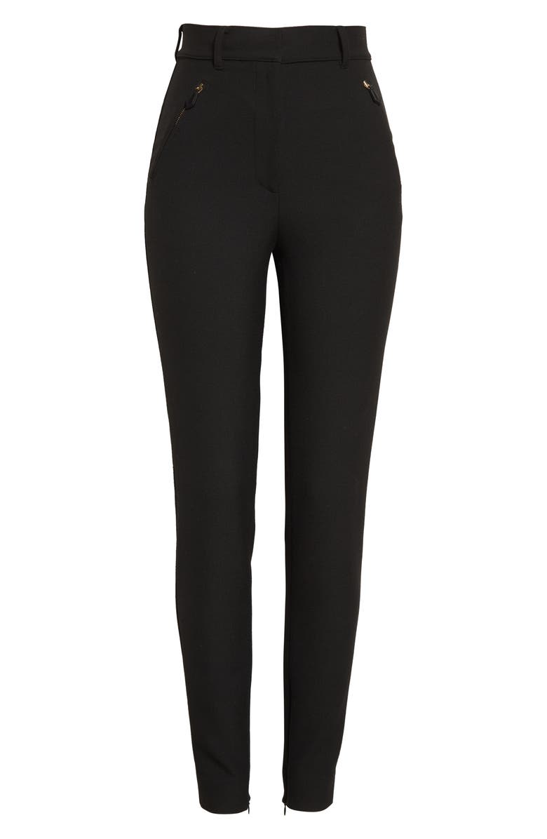St. John Collection Zip Detail Stretch Twill Pants, Alternate, color, 