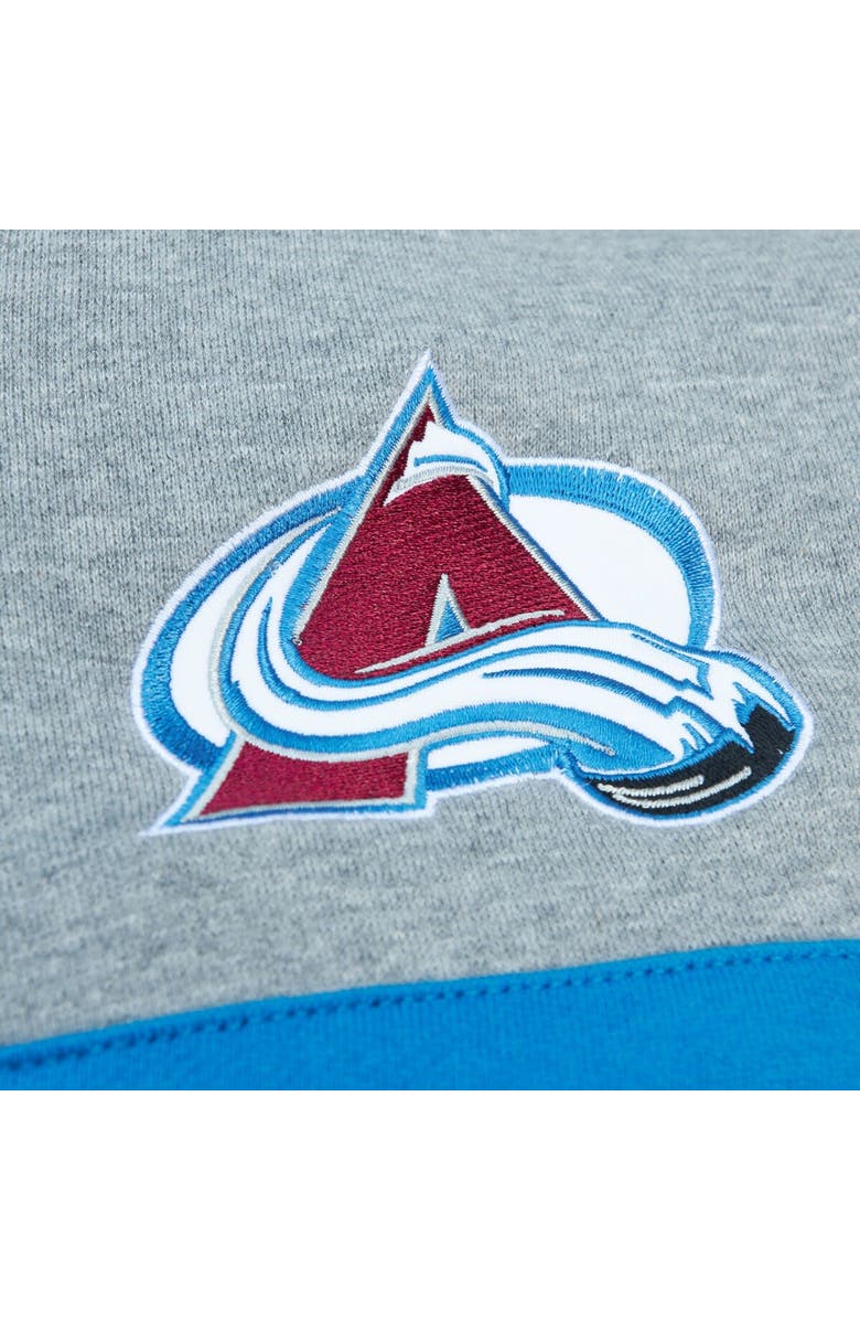 Mitchell & Ness Men's Mitchell & Ness Burgundy/Gray Colorado Avalanche Head Coach Pullover Hoodie, Alternate, color, Burgundy