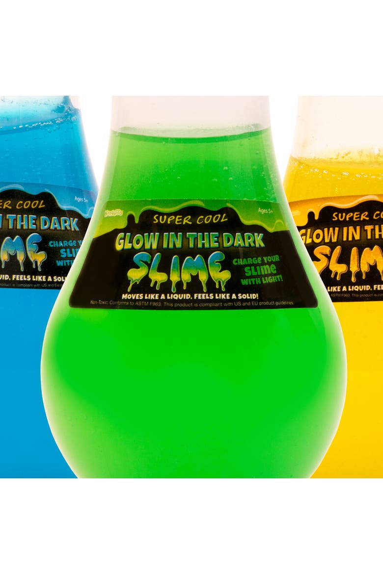Glow In The Dark Pack, 3 Nontoxic, 5 oz Bottles, Alternate, color, Multicolored