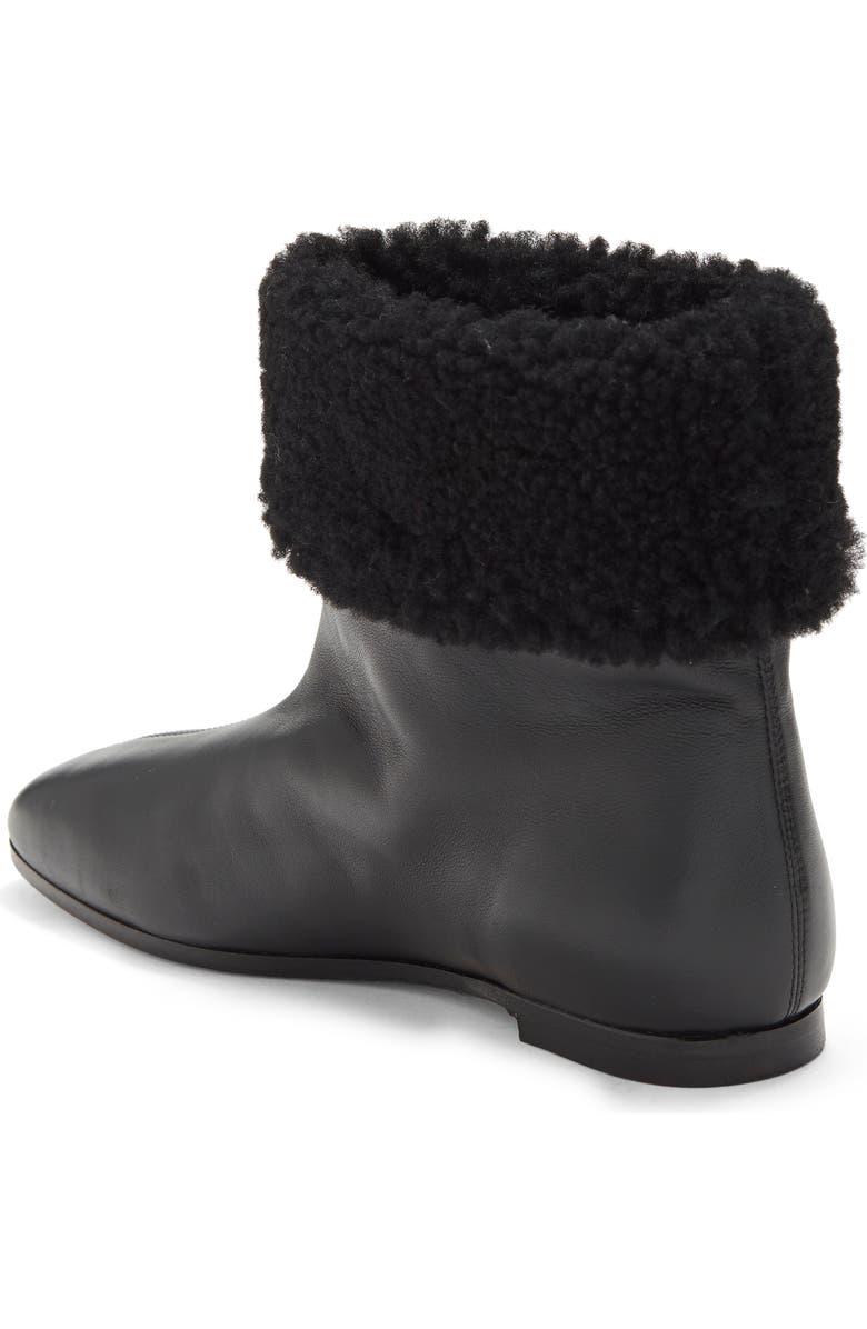 Mansur Gavriel Genuine Shearling Cuff Bootie, Alternate, color,