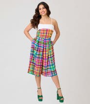 Unique Vintage Wide Leg Nancy Romper