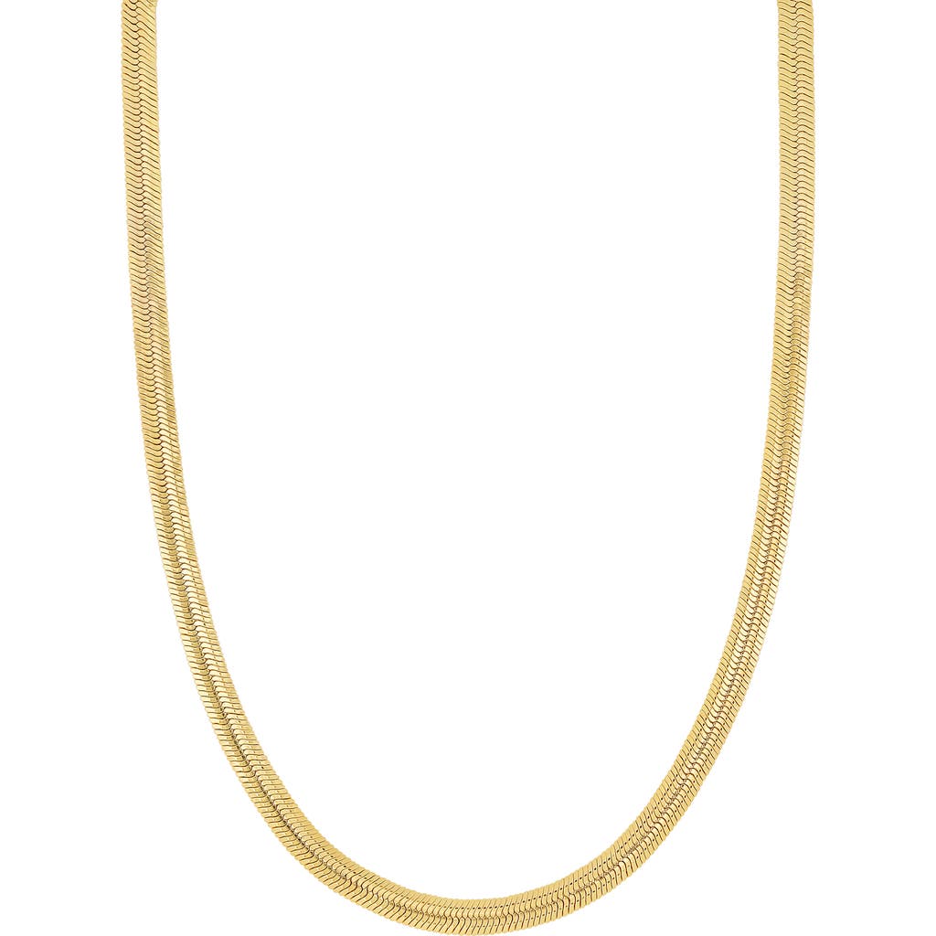 Bony Levy 14k Gold Herringbone Chain Necklace In Gold