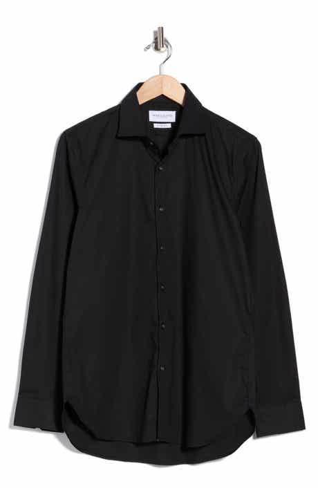 Premium Slim Fit Long Sleeve Stretch Cotton Button-Up Shirt