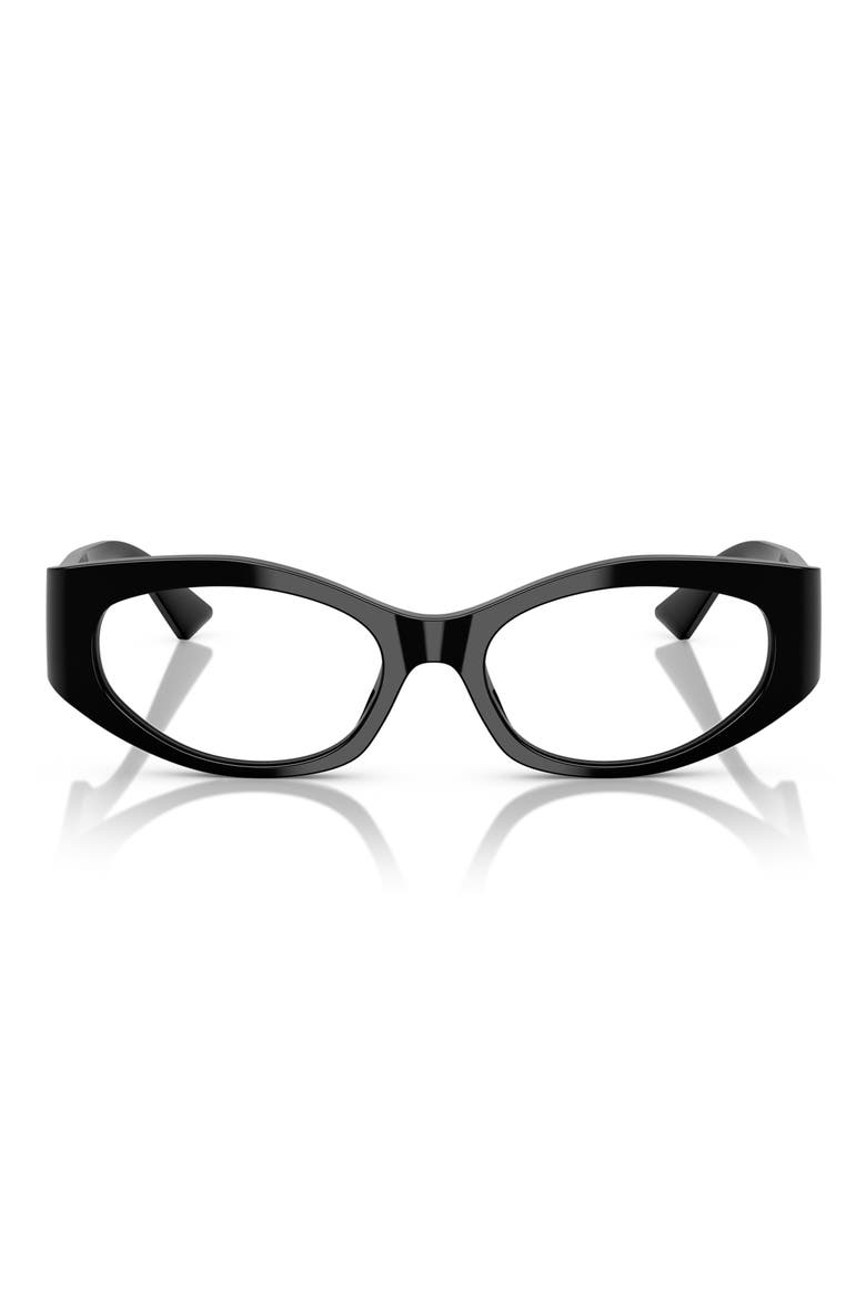 51mm Irregular Optical Glasses, Main, color, BLACK
