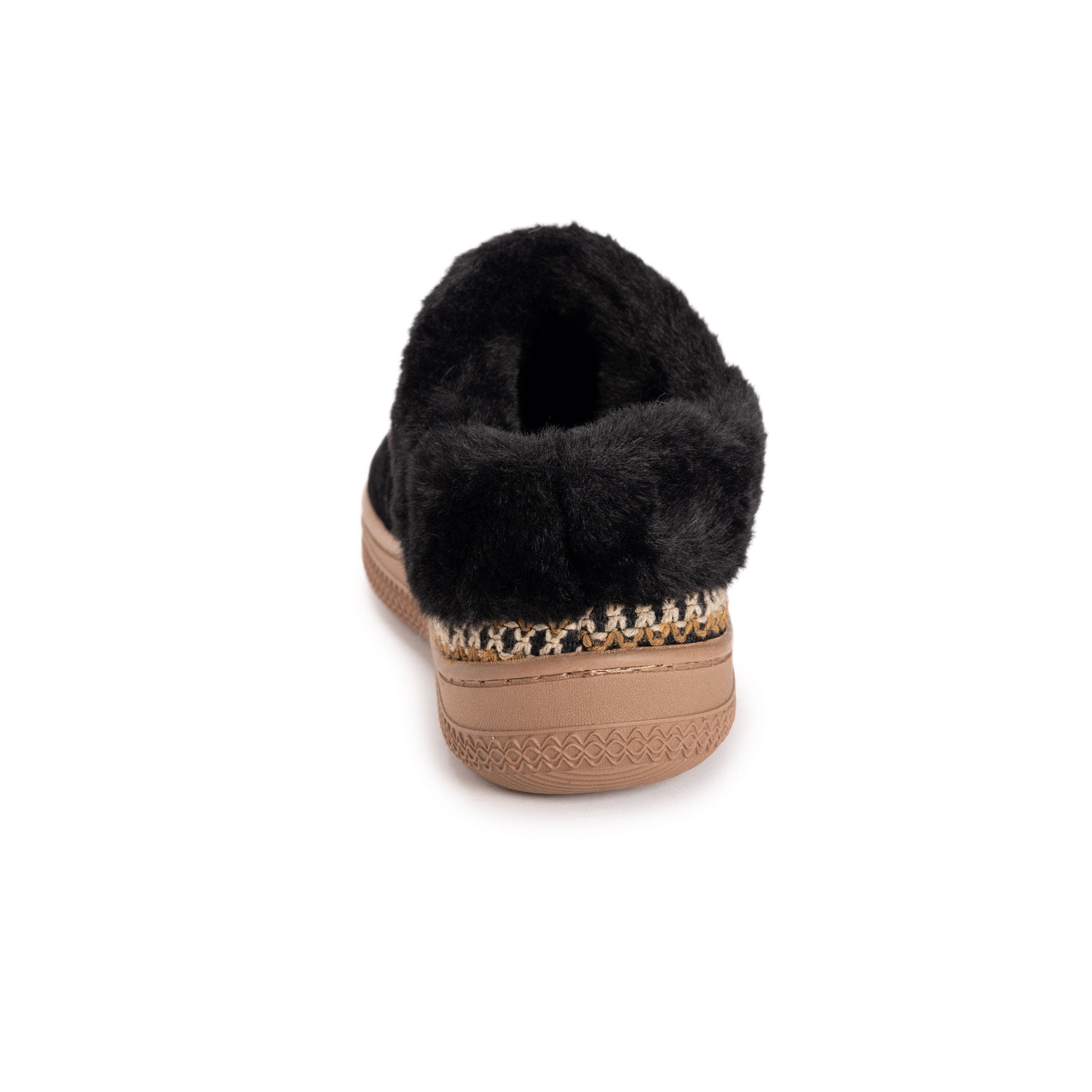 MUK LUKS Charlee Clog Slipper, Alternate, color, Black