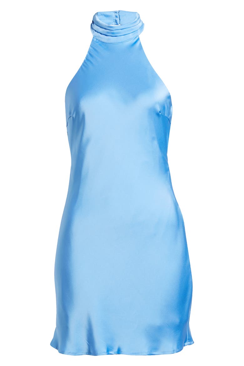 Take Me Back Minidress, Alternate, color, BLUE