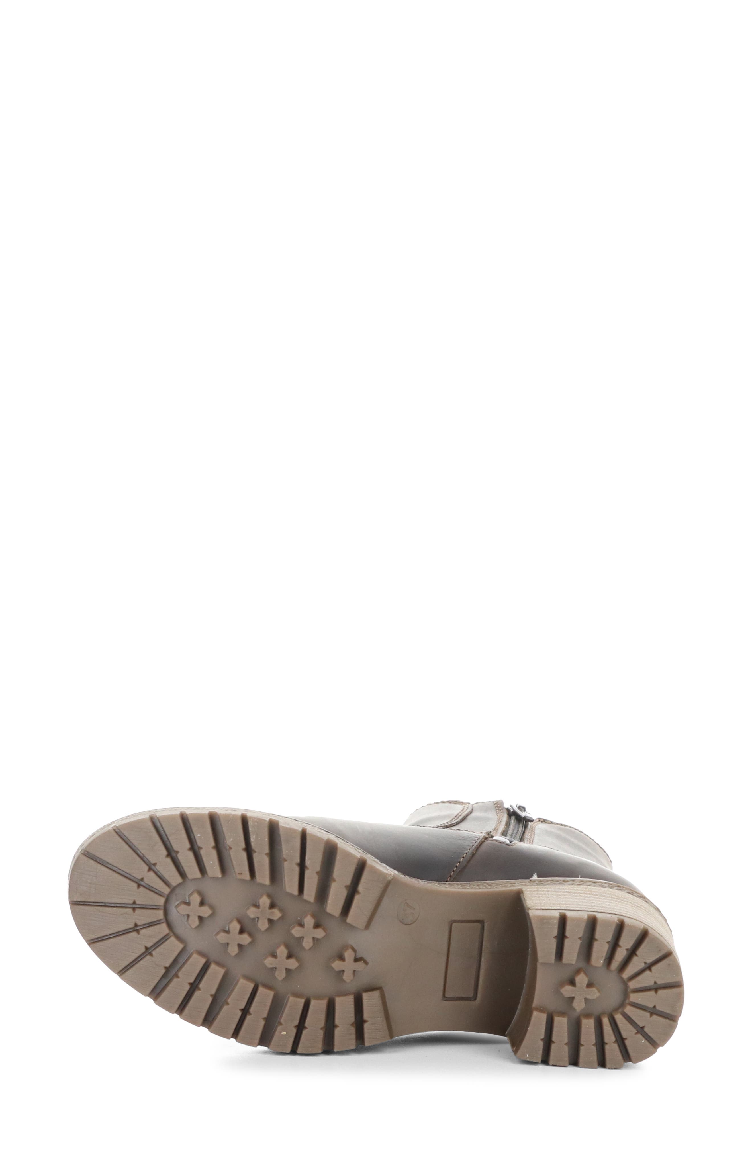 Mercy Waterproof Zip Bootie, Alternate, color, ESPRESSO SADDLE LEAT