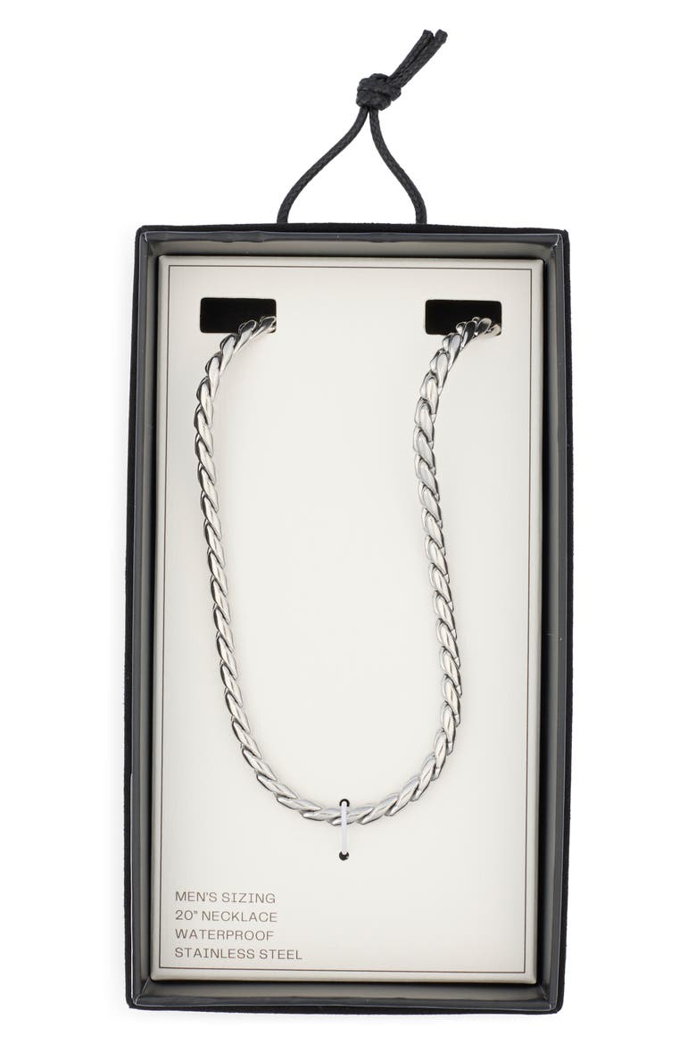 Men's Stainless Steel Chain Necklace, Main, color, STAINLESS