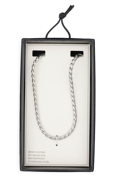 Men's Stainless Steel Chain Necklace