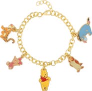 Disney Winnie-the-pooh Charm Bracelet For Women Official License, 7"+1"